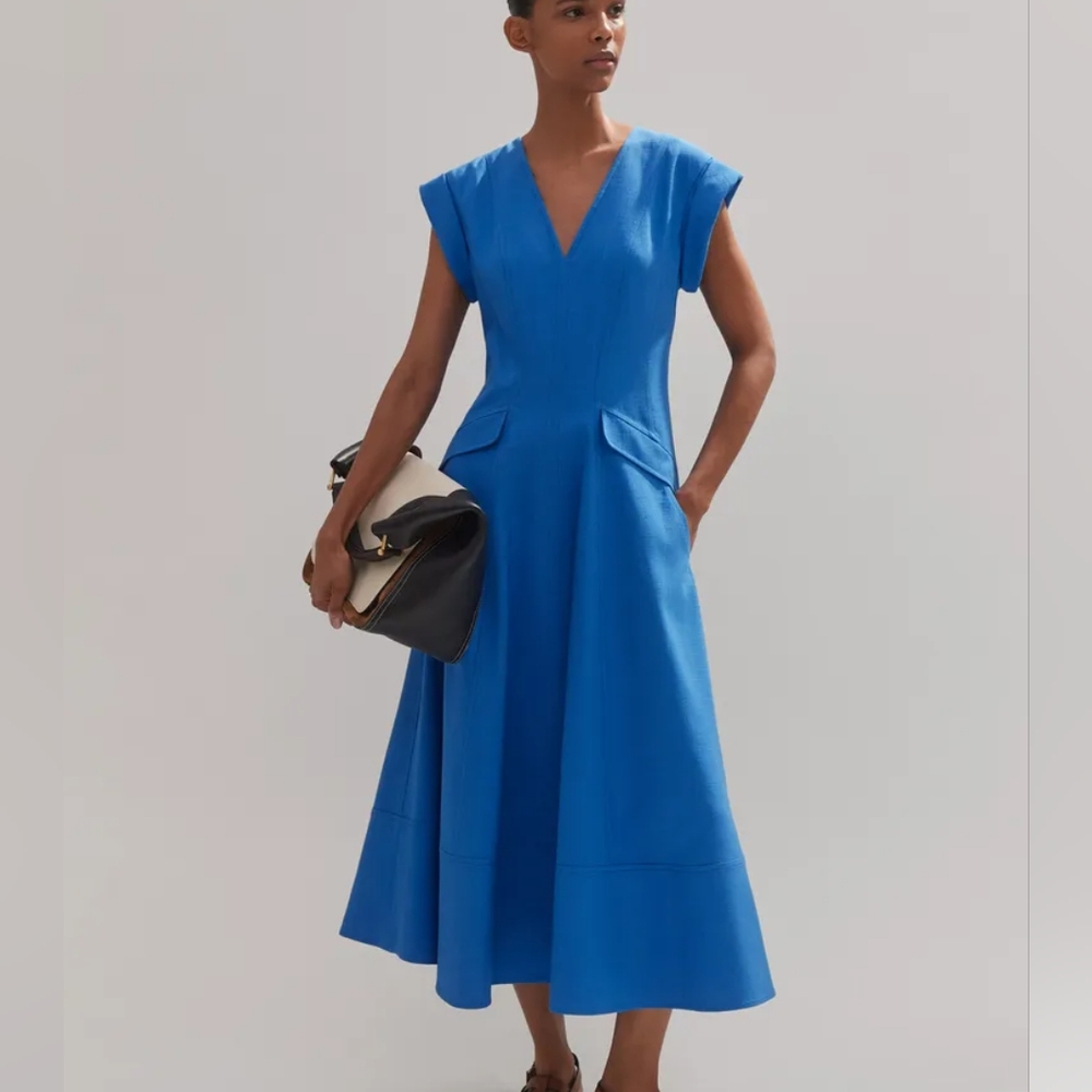 Me+Em Tailored Midi Dress NWT